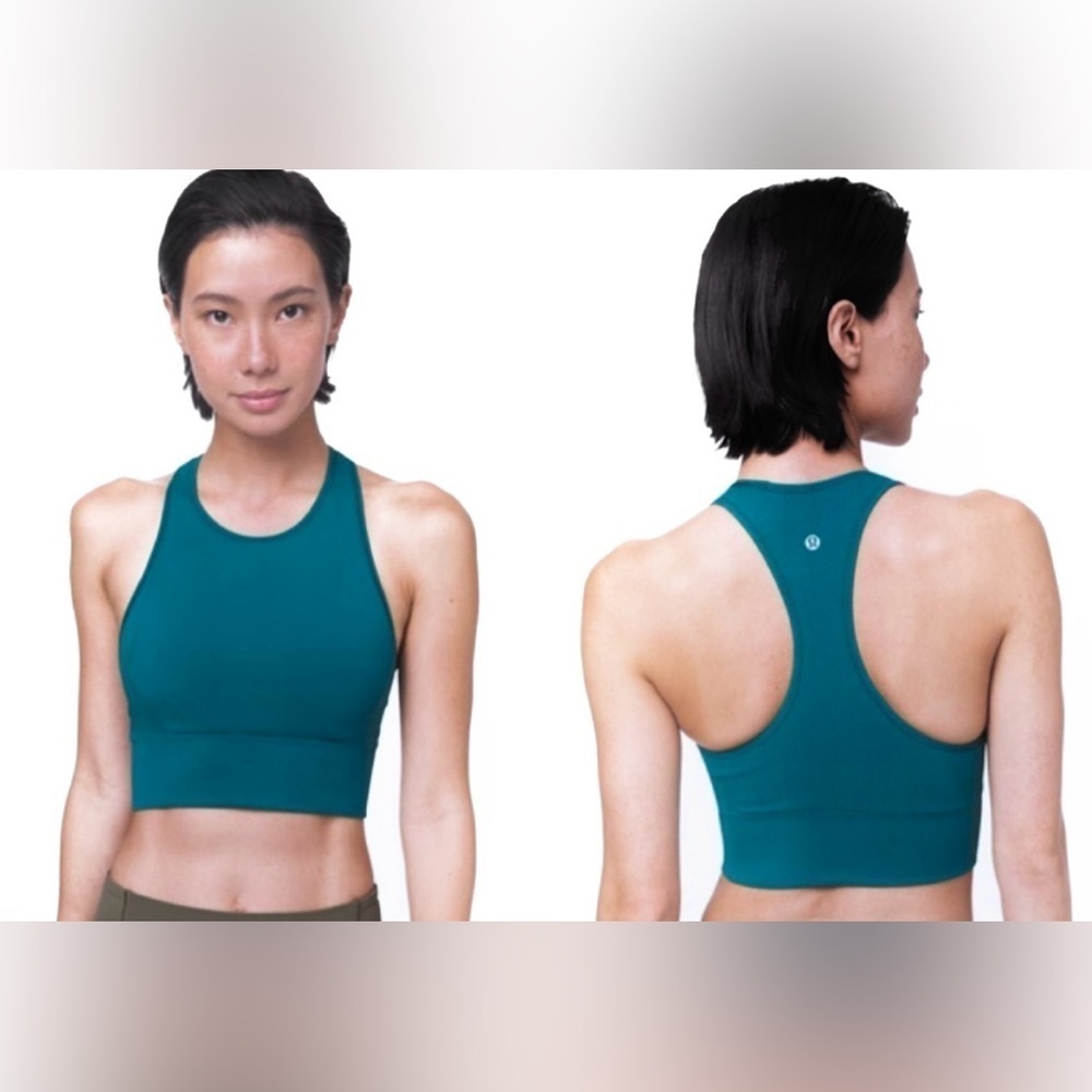 Lululemon Ebb to Train Sports Bra High Neck Racer Back Training Workout Size 10